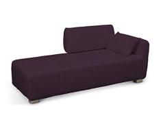 Dekoria Mysinge Recamiere Sofabezug Husse passend für IKEA Modell Mysinge violett