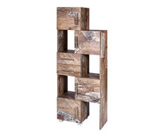 Schildmeyer 700687 Schieberegal, 38-68 x 165 x 31.5 cm, panamaeiche dekor