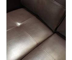 Madison Sofa 3er dunkelbraun
