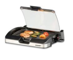 Cloer 6720 Barbecue-Grill mit Standfuss und Glasplatte