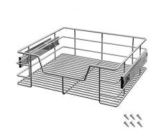 Deuba Teleskopschublade 60cm Schrankbreite Küchenschublade Korbauszug Schrankauszug Werkstattschublade