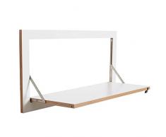 Fl/äpps Regal 40x40 wei/ß Kante Holz lackiert BxHxT 40x40x31cm klappbar