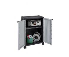 Kunststoffschrank der NOBLE-Serie mit einem verstellbaren Einlegeboden und 20kg Tragkraft - mittlere Version