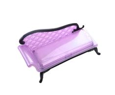 Xiton 1PC Puppenstuben Miniatur-Möbel Chaiselongue Couch-Blau oder Lila, zufällige Farbe