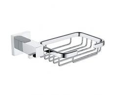 HYCy Das praktischste Design, Badzubehör, Bad Seifenkiste, Edelstahl, Seifenkorb, Wandhalterung Seifenschalenhalter für Bad Duschseife