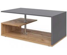 Vicco Couchtisch Guillermo Wohnzimmertisch Beistelltisch Holztisch Kaffeetisch 90 x 50 cm