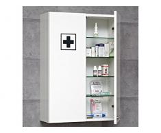 Medizinschrank Arzneischrank Medikamentenschrank Hausapotheke Badmöbel Adan I 50 cm