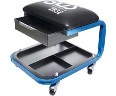 BGS 2832 | Werkstatt-Rollsitz mit Schublade | Montage-Hocker / Arbeits-Sitz mit Ablage