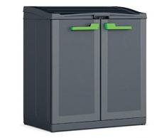 Kis KunststoffschrankMoby recycling, 1 Stück, anthrazit grau, 9961200 0708 02