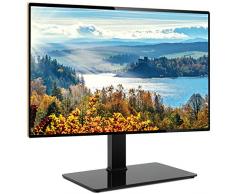 RFIVER Universal TV Standfuss Standfuß Fernsehständer 40-80 Zoll Max. VESA 600x400 mm Ständer Fuss Fuß Halterung Tischständer Fernsehtisch Höhenverstellbar Schwenkbar UT5001