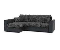 Ecksofa Paul mit Schlaffunktion! Best ECKSOFA! Eckcouch mit Bettkasten! (Lawa 17 + Soft 11)