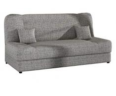 Schlafsofa Jonas, Sofa mit Bettkasten und Schlaffunktion, Bettsofa, Dauerschläfer-Sofa, Schlafcouch, Materialmix, Couch vom Hersteller, Wohnlandschaft (Lawa 05)