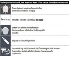 Topstar Hocker Fitness 5 Alpine schwarz