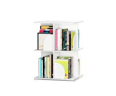 QSJYbookshelf 360 ° Drehregal Bücherregal Regal Bücherregal Platte Multi-Layer-Landung (größe : 2)