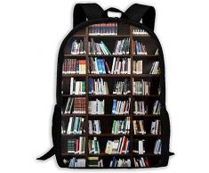 Lässiger Wasserdichter Rucksack,Leichte Schultertasche,Laptop-Rucksack,College School Bookbag,Vielseitiger Outdoor-Tagesrucksack, - Bibliotheksregal