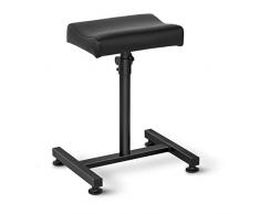 Physa Beinauflage Fußstütze PHYSA FR-1 (Höhe Ablage: 49-74,5 cm, Maße Ablage: 24 x 33 cm, Schaumstofffüllung, Kunststoffbezug) Schwarz