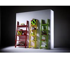Tenzo 2006-012 Strada Designer Leiterregal, 188 x 45 x 35 cm, hellgrau