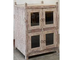 Glas Schrank, Vitrine, Kolonialstil / Vitrinen