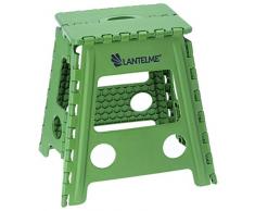 Lantelme Klapphocker faltbar Kunststoff Hocker Farbe grün Sitzhocker Angelhocker Sitzhöhe 40cm tragbar Outdoor 4794