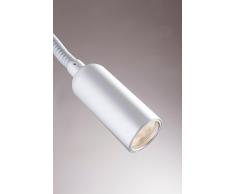3W LED Bettleuchte dimmbar Leseleuchte Nachttischlampe Bettlampe Leselampe, Auswahl:2er Set silbergrau