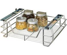 WENKO Schrankauszug Midi Auszug Ausziehbare Ablage Küchenmöbel Wenko