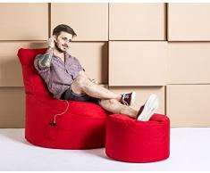 Sitzsack-Set Scuba Swing + Hocker petrol (Outdoor)