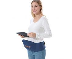 ThreeH Baby Hipseat Hohe Spezifikation Stoff Taille Hocker Kleinkind Sitzträger BC10 Blue