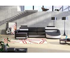 JVmoebel Designer Ledersofa Ecksofa Wohnlandschaft Couch Sofa Garnitur Neu Modell Colo 2