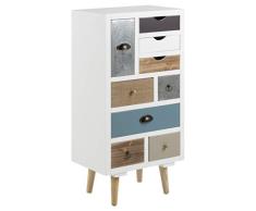 AC Design Furniture Kommode Suwen, B: 48 x T:32 x H: 98 cm, MDF, mehrfarbigen