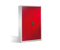 CP Großraumschrank - 4 Fachböden, 3 Schubladen - Tiefe 500 mm, Türe rubinrot - Flügeltürschrank Flügeltürschränke Großraum-Schrank Großraum-Schränke Großraumschrank Großraumschränke Kleiderschrank Kleiderschränke
