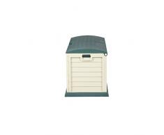 **XXL** Auflagenbox / Gartenbox / Kissenbox beige/grün ca. 141,5 x 61,5 x 68 cm