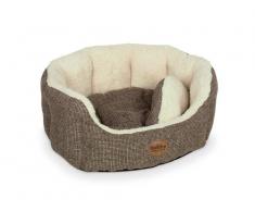 Nobby Komfort Bett oval ALBA braun L x B x H: 45 x 40 x 19 cm