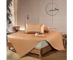 SXTYRL Matratzenauflage, Sommermatratze, Rattan, gewebt, glatt, atmungsaktiv, für Schlafzimmer, Doppelbett, Einzelbett, 7 Größen, 2 Arten (Farbe: 2#-120 x 195 cm), Maße: 120 x 195 cm.