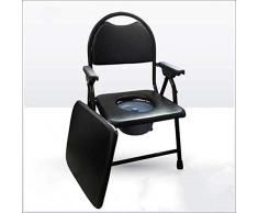 TWL LTD-Wheelchairs Nachtkommoden Faltbarer Kommodenstuhl Multifunktionale Mobilität Toilettensitz Medizinische Hilfe Ältere & Amp; Handicap Rehab Chair & Amp; Bad Dusche