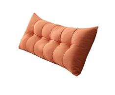 ZHAS Rückenkissen, Doppelschlafsofa, Doppelschlafsack für den Schreibtisch, Leseständer in der Taille, Waschbar, Multifunktion, 4 Farben, 6 Größen (Farbe: ORANGE, Größe: 80 cm)