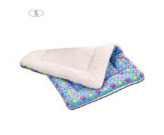 Haustiermatte Haustier-Bett-Matte-Kissen für Hundekatze waschbarer Schlaf tragbare warme weiche Katze-Decke bequem flauschiges Bettsofa rutschfeste starke Haustier-Matratze-Nest-Bettdecken