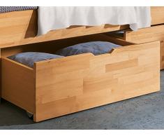 möbelando Bett Bettgestell Einzelbett Doppelbett Bettrahmen Ehebett Massivholz Manuel I 140x200 cm