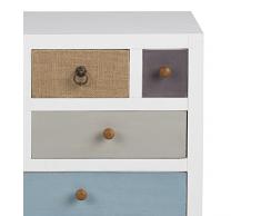 AC Design Furniture Kommode Suwen, B: 70 x T:32 x H: 81 cm, MDF, mehrfarbigen