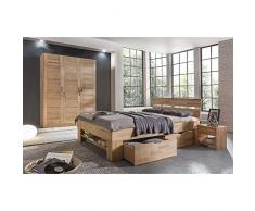 Roominado Moderner Kleiderschrank Tollow 2 TRG. Kernbuche massiv NEU