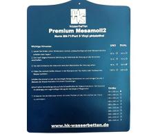 Einzelne Mesamoll2® Wasserbettmatratze 90x200 cm Wasserkern Wassermatratze für DUAL Softside Wasserbett, Außenkante Schaumstoff 180x200 cm (F3 75% Beruhigt)