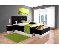 Boxspringbett mit Bettkasten, Sophie, 7-Zonen Taschenfederkern, Lieferbar in Härtegrad H2, H3, H4, Mit Komfort Topper, Kostenlose Anlieferung und Aufbau, Boxspringbetten, 90x200cm, 100x200cm, 120x200cm, 140x200cm, 160x200cm, 180x200cm, 200x200cm