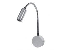 FTVOGUE Wandleuchte Leselampe mit flexiblem Schwanenhals Schlaflampe Warmweiß/Kaltweiß AC85-265 V 1 W/3 W warm white(3500k) 1w