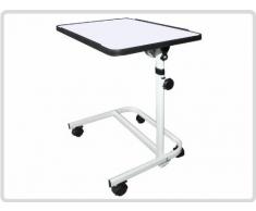 Beistelltisch Beistellwagen Krankentisch Bett-Tisch/ weiß fahrbar