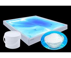 Gel-Granulat für Gelbetten & Wasserbetten macht fest, 100% Ruhe im Bett & keine Schwingungen mehr. Vergelung von Wasser-bett-mattratzen-kernen keine Heizung mehr nötig (2 kg)