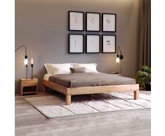 Krok Wood Massivholzbett Jana in Buche (140 x 200 cm)