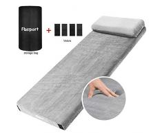FBSPORT Camping Matratzen, Memory Foam Camping Isomatte, Camping Auto Faltbare Matratzen mit Tragbares Kissen, Outdoor Faltmatratze, Einzelne Schlafmatte, Matratzen Camping Schaumstoff