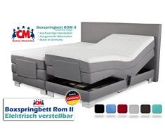 Charlottes Möbelkaufhaus Boxspringbett ROM II elektrisch verstellbar Härtegrad H2 H3 Made in Germany 180x200. Qualität Made in Germany