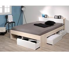 expendio Doppelbett Morris 6 Akazie Nb 160x200 Ehebett Bett Schlafzimmer Bettgestell