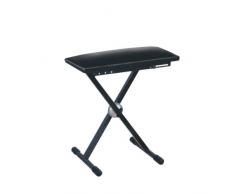 Schwarze Höhenverstellbarer Keyboard Hocker mit Schrankbett Legs