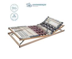 Ravensberger Matratzen DUOMED Lattenrahmen in verschiedenen Größen (90 x 200 cm, Buche Verstellbar)